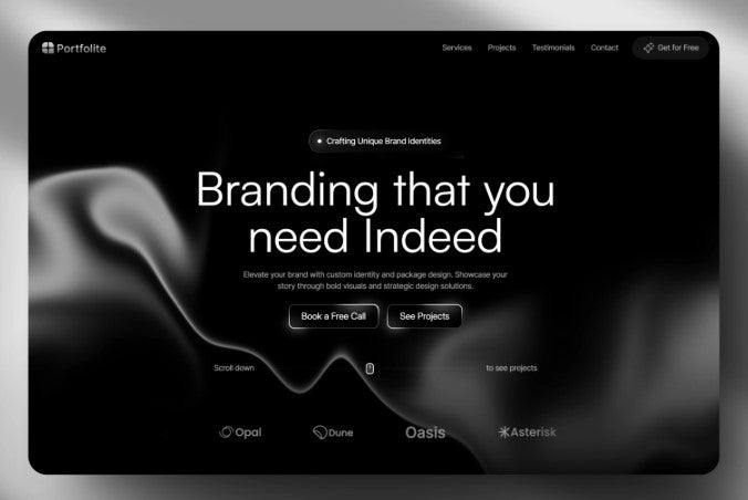 Business card websites and landing pages